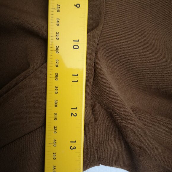 Laura Ladies Size 16 Rust Color 3 Button Detail on Leg Cuffs Dress Pants - Picture 12 of 13